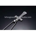 New hot sale stainless steel jerusalem mens silver cross pendant designs